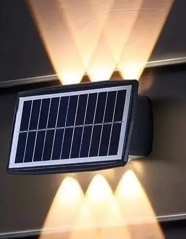 Up & Down Solar Wall Light